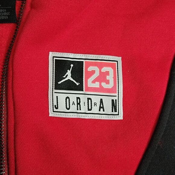 Air Jordan 1 3 4 5 6 7 8 11 12 13 OG Retro Bred Infrared Black Red Unisex Kids 7 - Picture 7 of 7